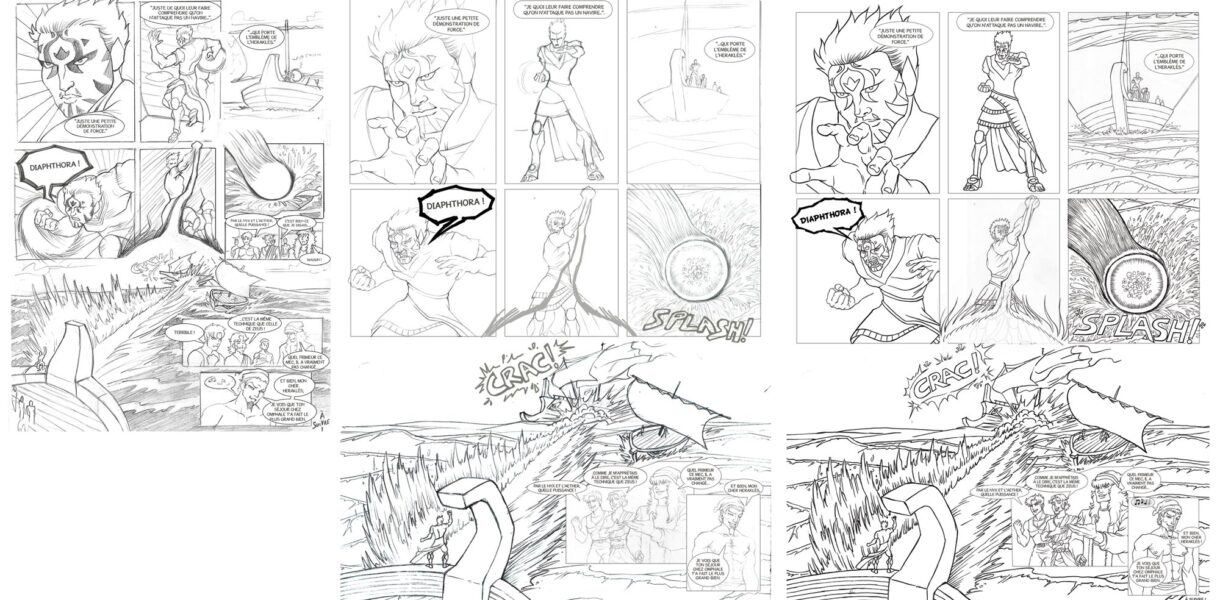 Process de travail pour une planche des CdO de ReginHart