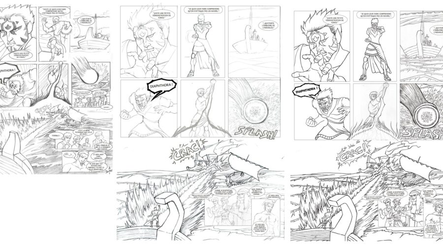 Process de travail pour une planche des CdO de ReginHart