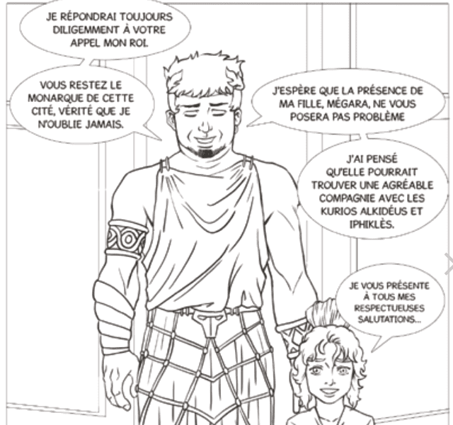 kreon et megara dans les cycles d'ouranos
