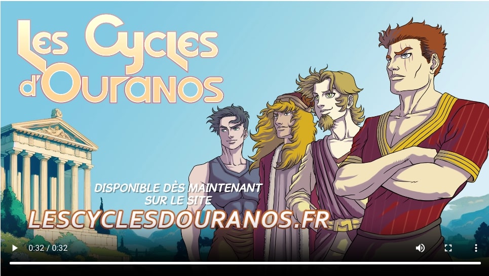 spot pour le lancement des Cycles d'Ouranos